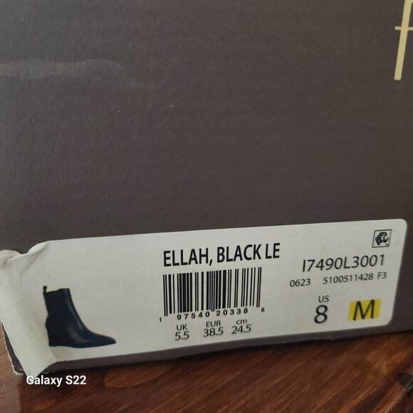 Franco Sarto Ellah Wedge Booties. Leather. NIB. Size 8 - Picture 5 of 12